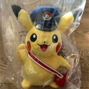 Special Delivery Pikachu Poké Plush - 7 ½ In. SEALED
